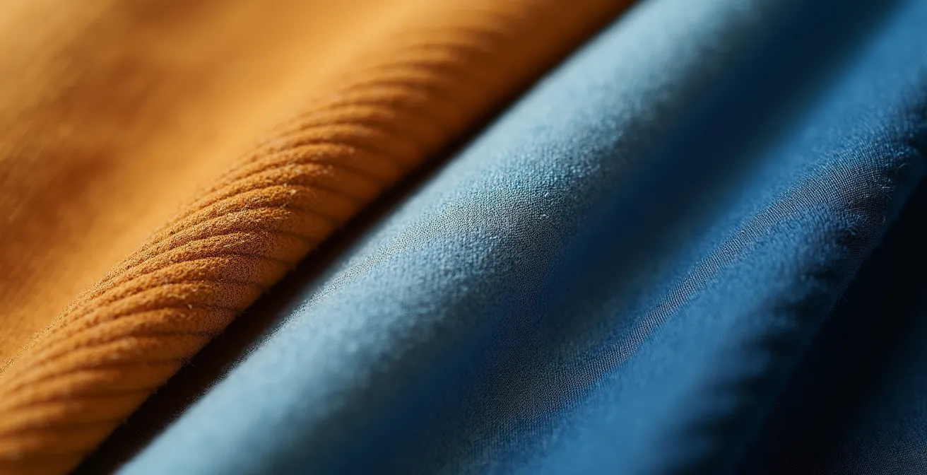 Harmonische Stoffkombination für Patchwork-Kissenbezug