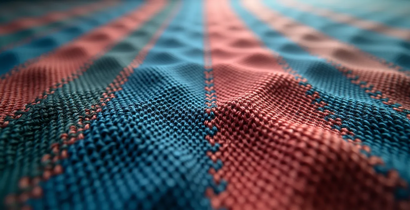 Visuelle Darstellung verschiedener Textilsiegel und ihrer Bedeutung für faire Arbeitsbedingungen